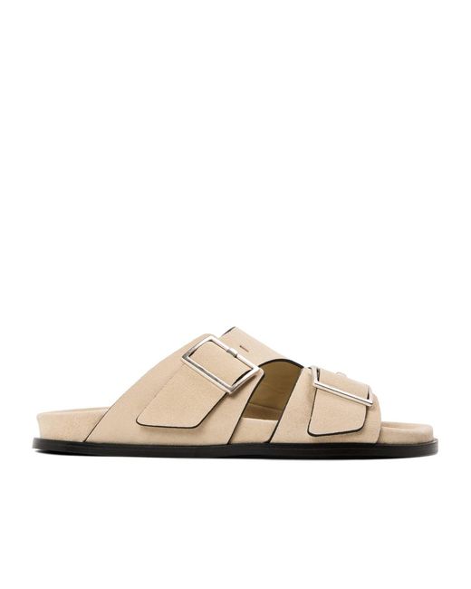 Alohas White Alba Flat Sandals