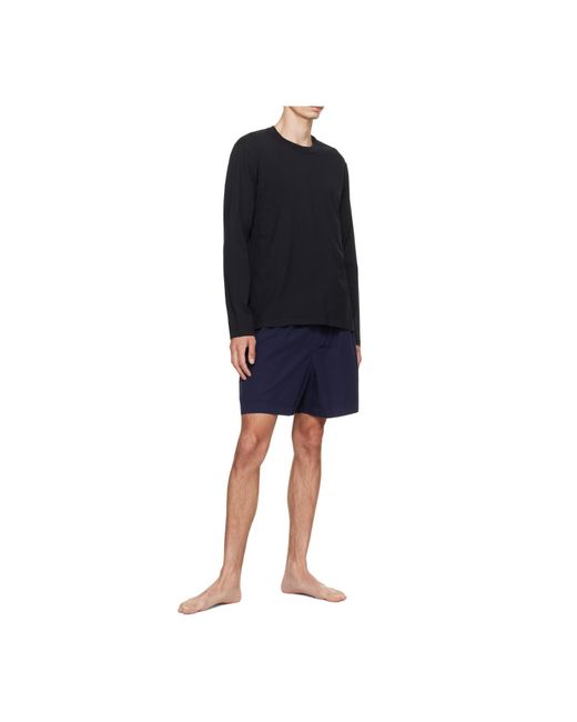 Tekla Blue Long-Sleeved T-Shirt for men