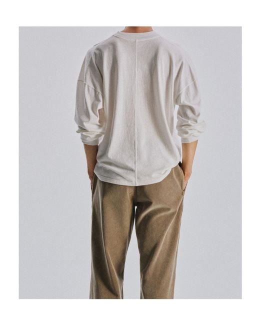 The Row White Crew Neck T-Shirt for men