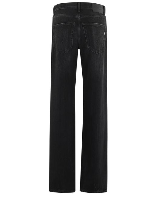 Dondup Black Button-Fly Jeans