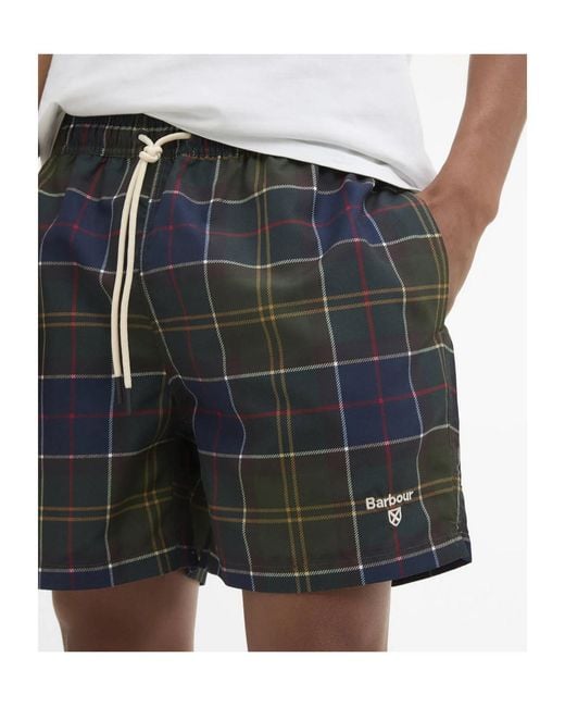 Barbour Multicolor Tartan Swim Short for men