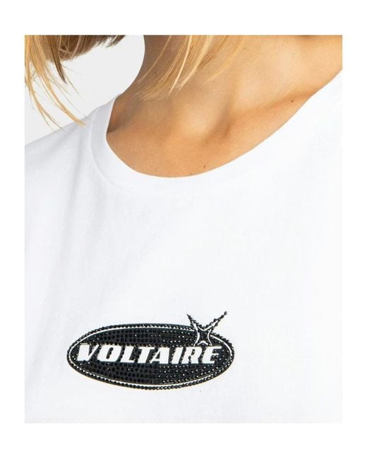 Zadig & Voltaire White Alys T-Shirt