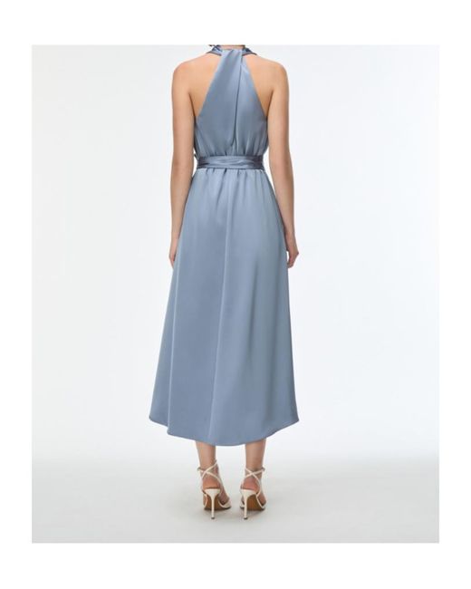 iBlues Blue Satin Dress