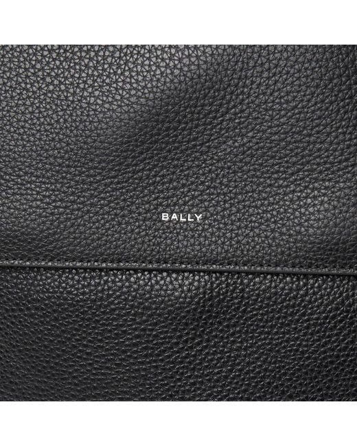 Bally Black Zippered Backpack for men