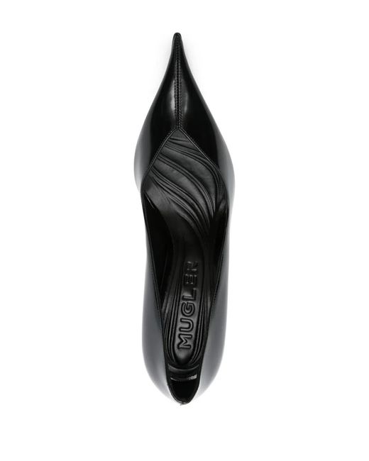 Mugler Black 95Mm Fang Pumps