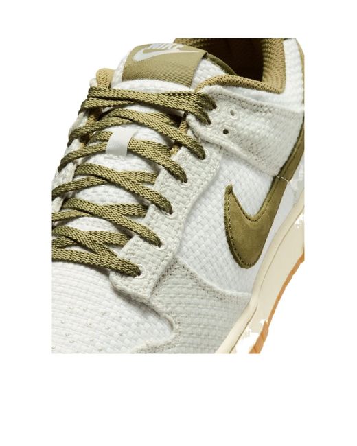 Nike White Dunk Low Retro Sneakers for men