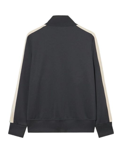Palm Angels Black Classic Logo Track Jacket for men