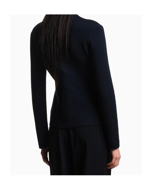 Emporio Armani Blue Striped Jacket