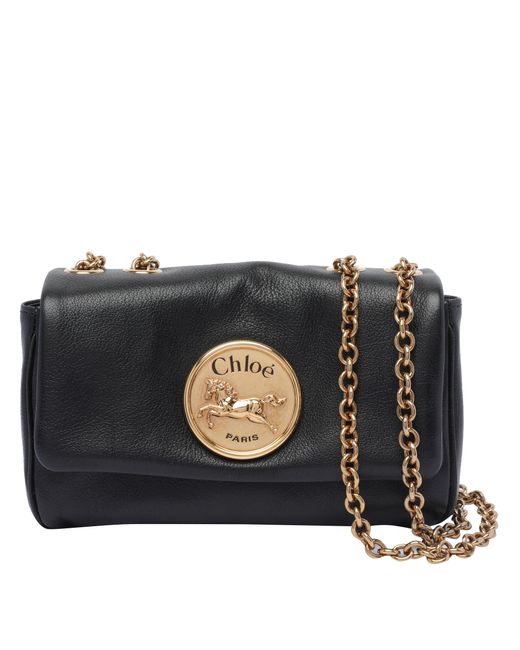 Chloé Women's Black Heritage Horse Medal Crossbody Bag