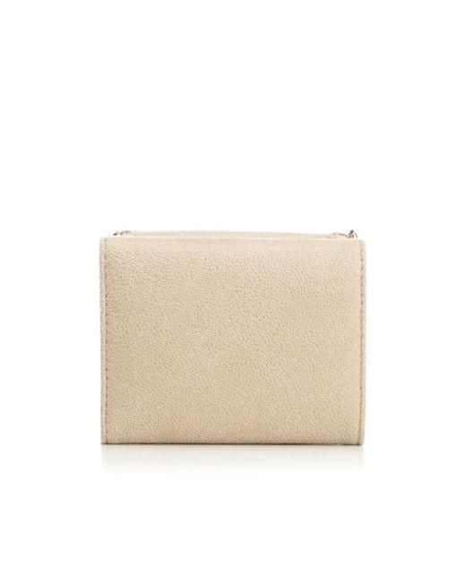 Stella McCartney Natural Falabella Chain Trifold Wallet
