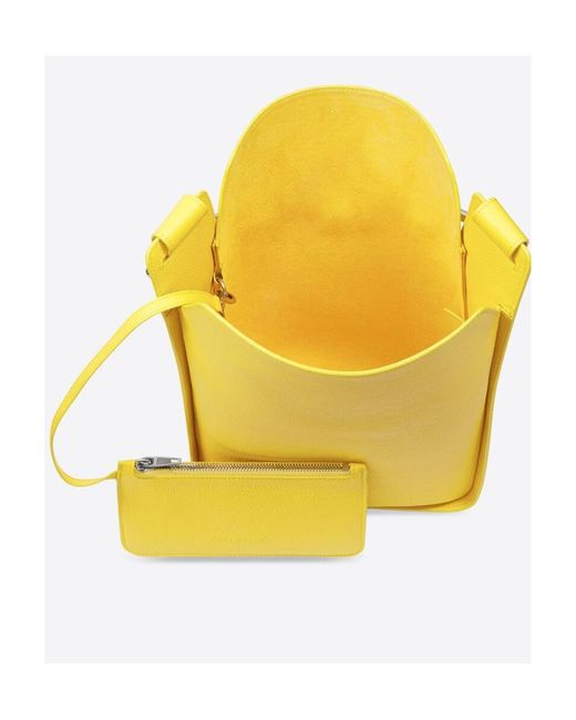 Balenciaga Yellow Tool 2.0 Small North-South Chain Tote Bag