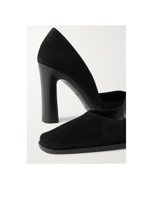The Row Black Mae High Heels