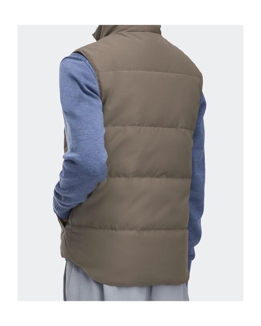 Canada Goose Brown Garson Vest for men