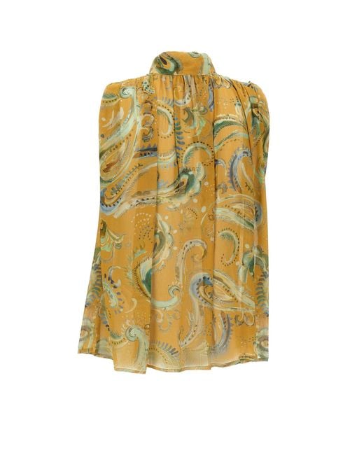 Marella Metallic Sleeveless Shirt