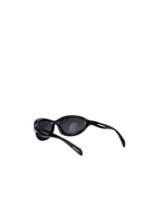 Prada White Eyewear Cat-Eye Sunglasses for men