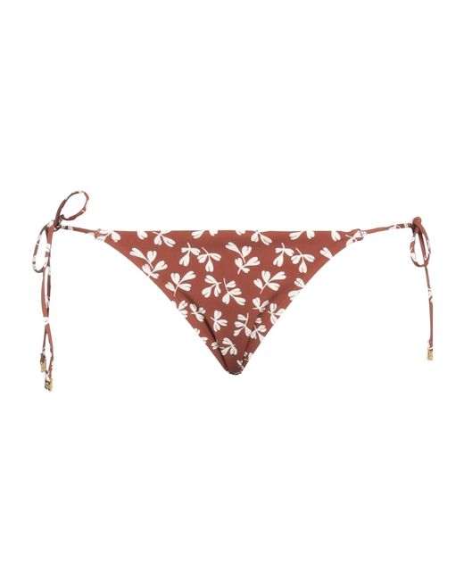 Tory Burch Pink Floralprint Bikini Bottoms