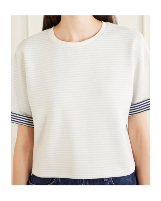 FRAME White Crew Neck T-Shirt