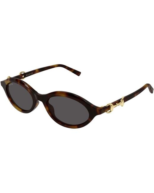 Gucci White Panthos Sunglasses