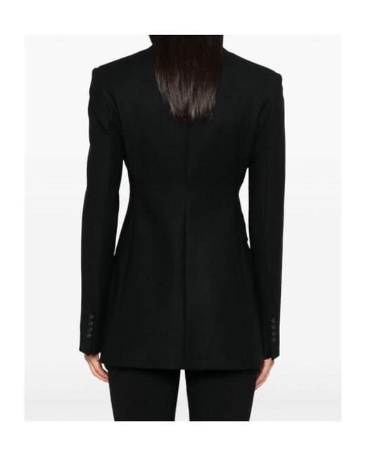 Sportmax Black Long-Sleeved Suit Coat