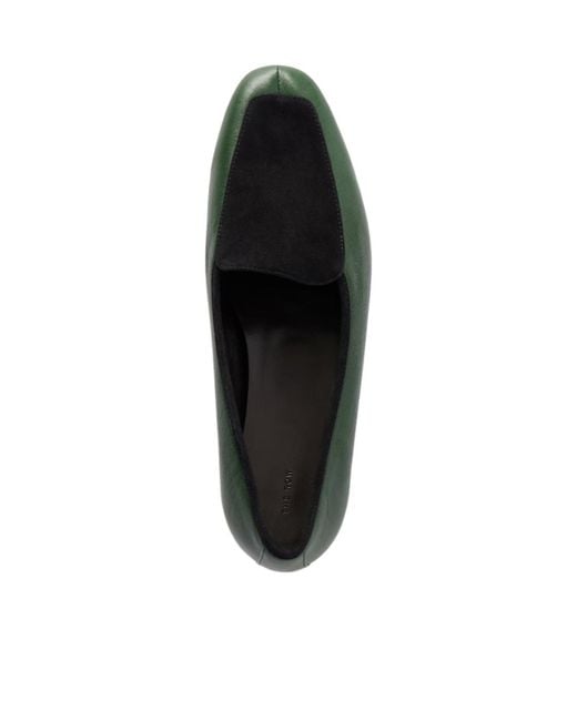 The Row Green Adam Loafers