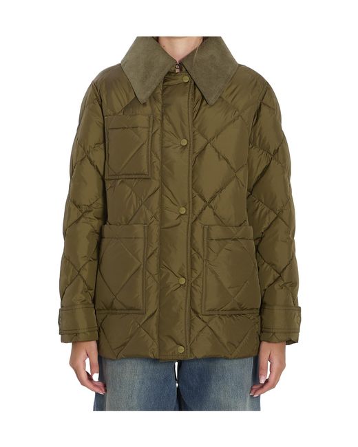 Herno Green Quilted Down Jacket