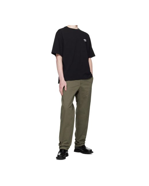 Maison Kitsuné Black Maison Kitsuné Handwriting Oversized T-Shirt for men