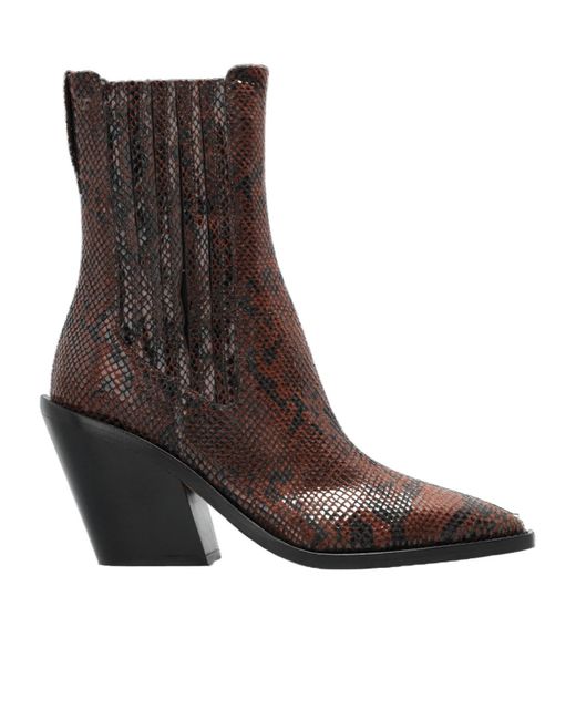 IRO Brown 100Mm Mazola Boots