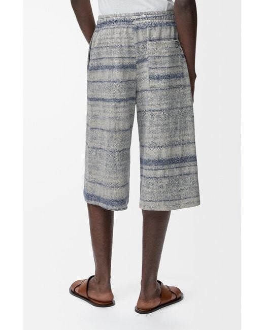 Loewe Blue Drawstring Shorts for men