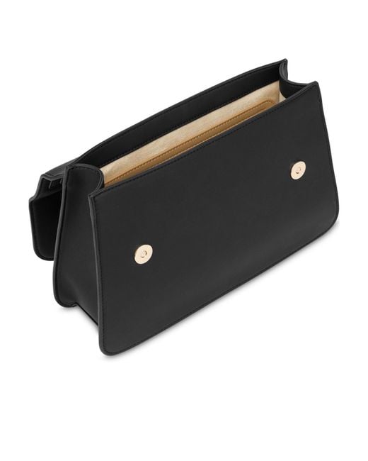 Moschino Black Logo Tote Bag
