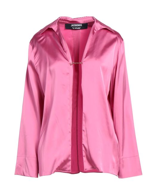 Jacquemus Pink Long-Sleeved Top