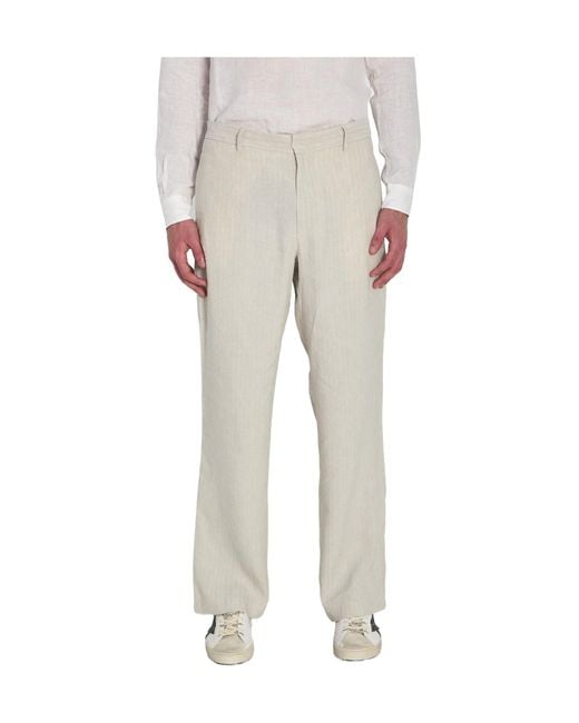 Barena Gray Mid-Rise Pants for men