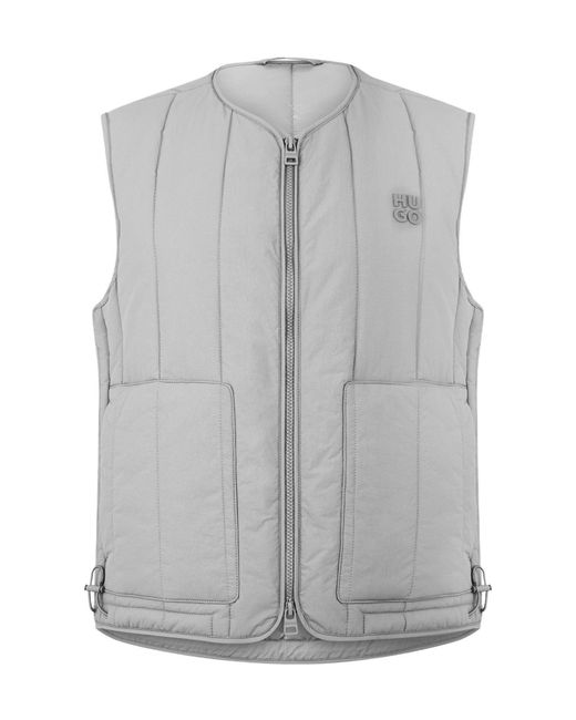 Boss Gray Batino Gilet for men