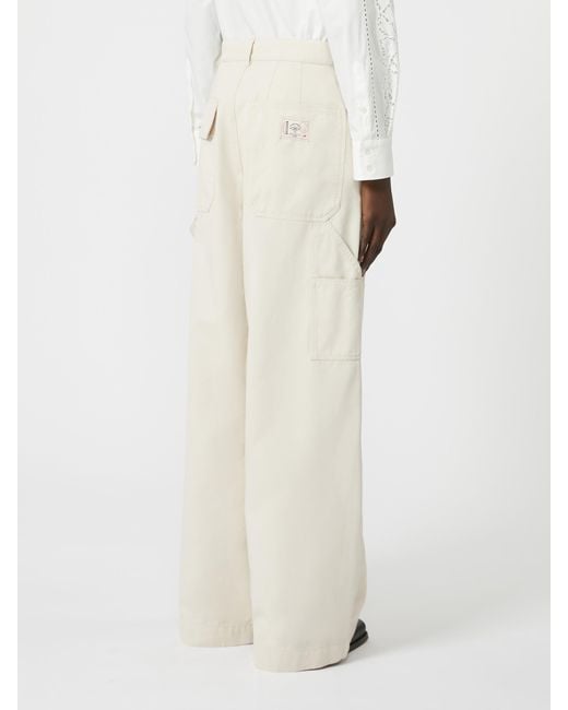 Weekend by Maxmara White Caronte Wide Leg Trousers