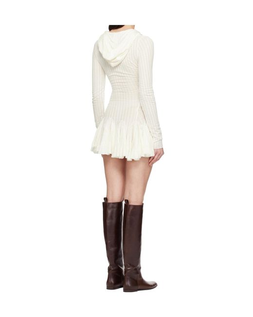 Edward Cuming White Kitchen Madame Rat Stretch Mini Dress