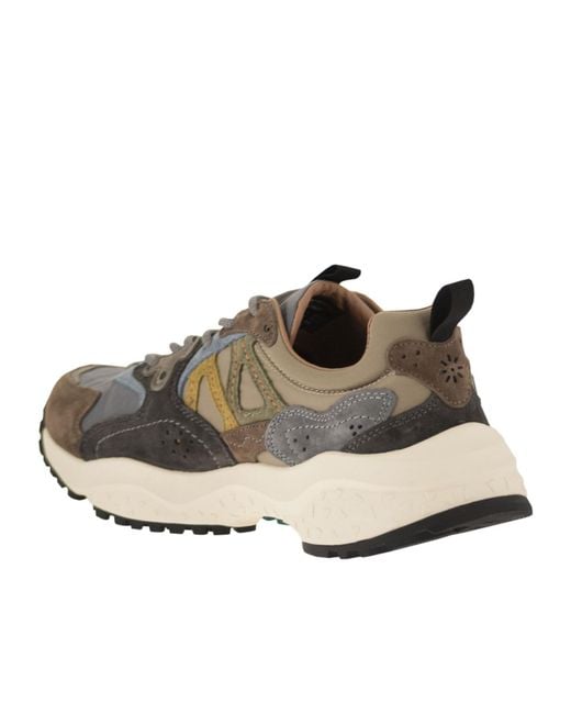 Flower Mountain Gray Solin Sneakers for men
