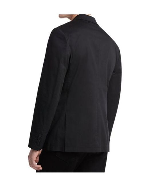 Michael Kors Black Single-Breasted Tailored Blazer for men