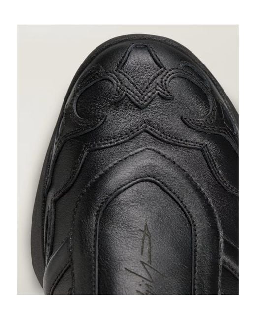 Y-3 Black Regu Slides for men