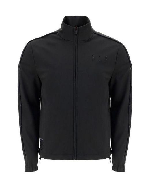 McQ Alexander McQueen Black Contrast-Trim Lightweight Jacket for men