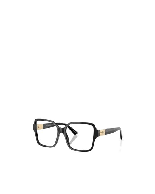 Jimmy Choo White Eyewear Square Frame Glasses