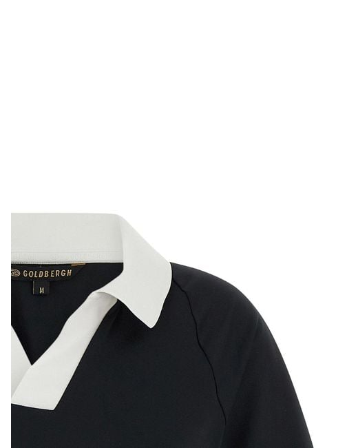 Goldbergh Black Piccola Performance Polo Top