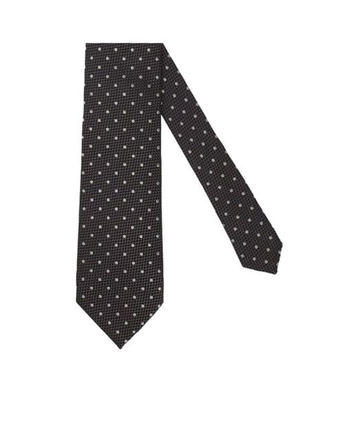 Tom Ford White Dot Printed Tie for men