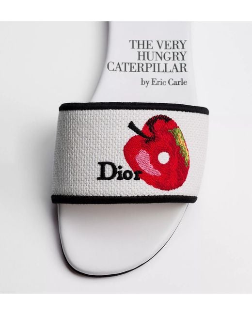 Dior White Dway Slide
