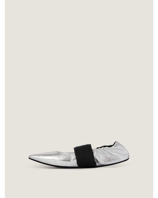 Givenchy White Crush Ballerinas