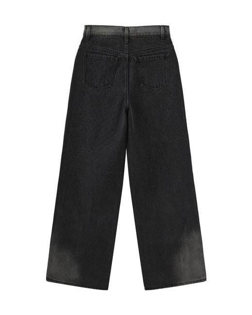 Marissa Chiara Black Wide Leg Jeans