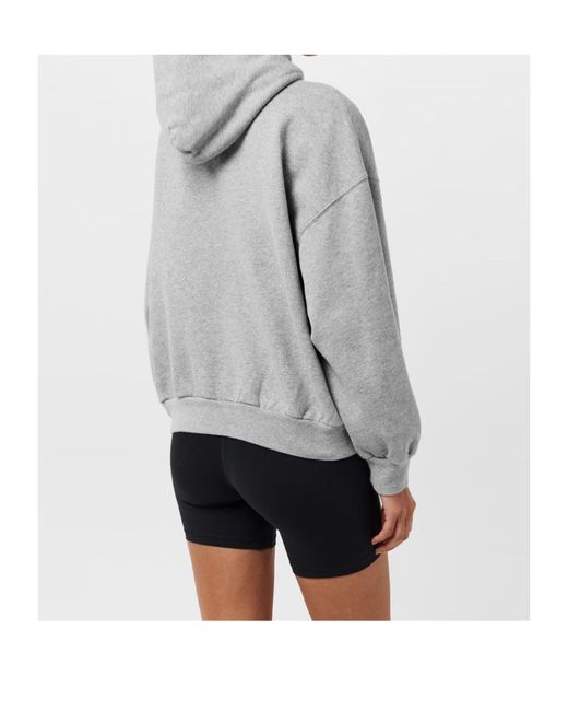 Balenciaga Gray Bal Zip Hoodie
