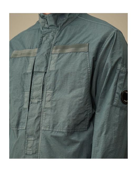 C P Company Green Lens-Detail Jacket for men