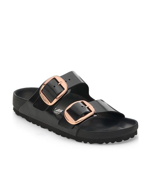 Birkenstock Black Arizona Big Buckle Slip-On Sandals