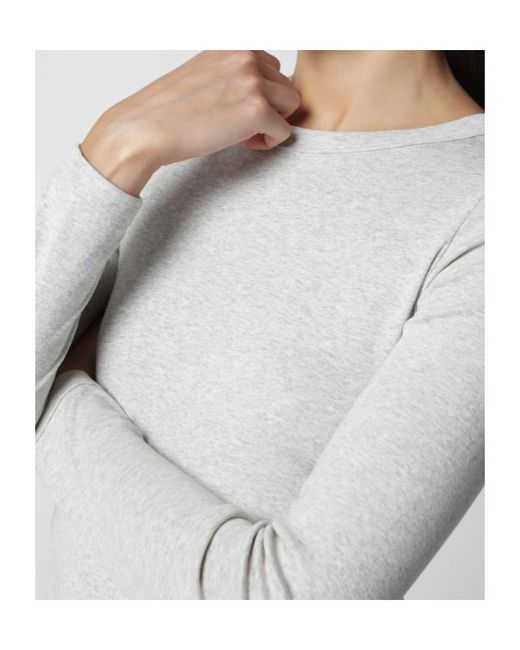 Flore Flore Gray Long-Sleeved T-Shirt