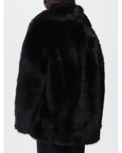 Liu Jo Black Faux Fur Coat