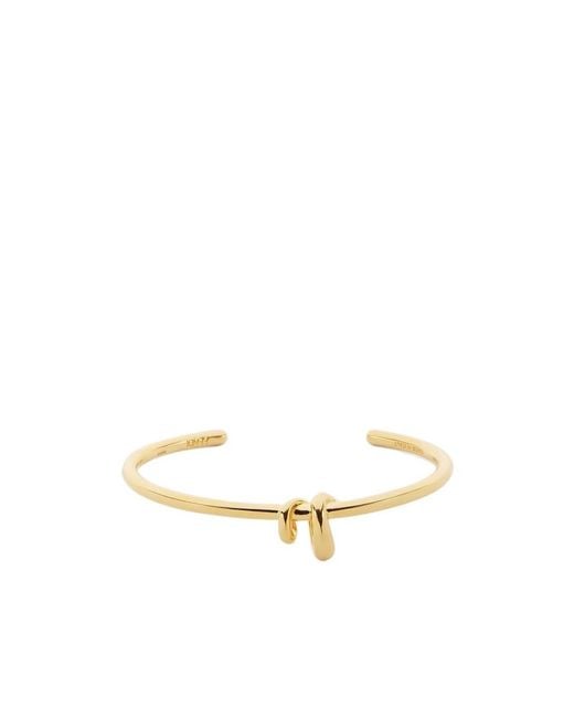 Fendi White Filo Pull-On Bracelet